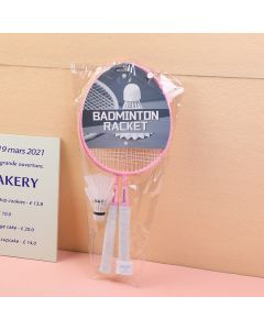 Children's Badminton Racket 2pcs-Pink