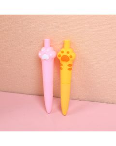 Lucky Cat Claw Big Head Gel Pen-Black