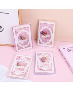 Wind Over The Treetops Hardcover Greeting Card