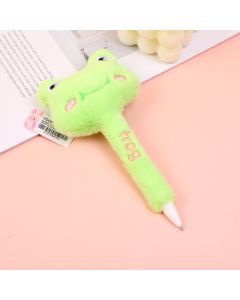 Cute Frog Fluffy Gel Pen-Blue
