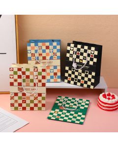 Checkered Series Classic Vertical Gift Bag-Medium