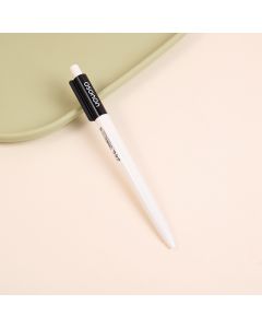 Color Contrast Black And White Simple Gel Pen 0.5mm-Blue