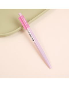 Color Contrast Pink Simple Gel Pen 0.5mm-Blue