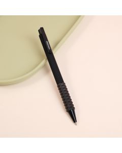 Soft Grip Black Simple Gel Pen 0.5mm-Black