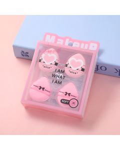 Sweet & Cool Series All Purpose Thumb Powder Puff 4pcs Set