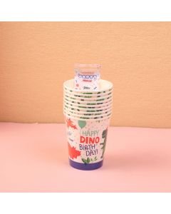 Party Dinosaur Series Paper Cups 10pcs