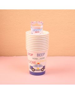 Party Car Series Paper Cups 10pcs