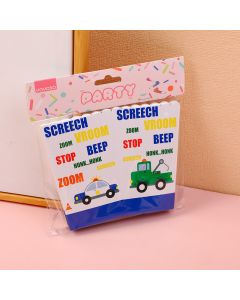 Party Car Series Popcorn Box 10pcs
