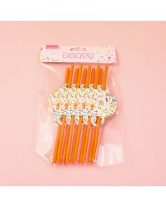 Party Animal World Paper Straws 10pcs