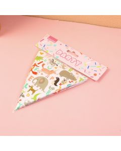 Party Animal World Triangle Flag 12pcs