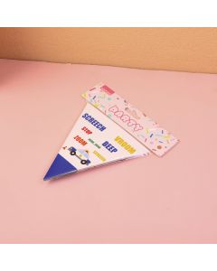 Party Car Series Triangle Flag 12pcs