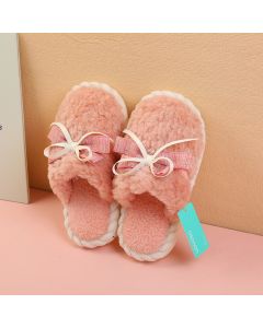 Sweet Ribbon Ribbon Women's Slippers Pink 36-37 Yards
