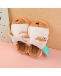 Plush Dog Kids Slippers 34-35
