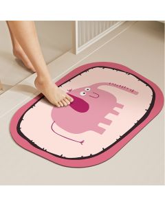 Pink Elephant Diatomite Mat