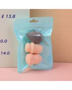 Skin-Friendly And Delicate Soaking Puff 3pcs