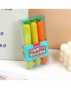 Pineapple Eraser 3pcs