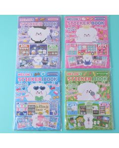 Melon Cute Bubble Sticker Book