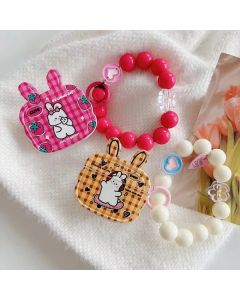 A5 Rabbit Graffiti With Chain 3rd Generation Wireless Earphone Case