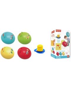 Fisher Price Egg-Shape Bouncy Ball With Pump