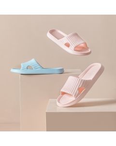 Striped Comfortable Women's Household Slipper Pink Size 39-40