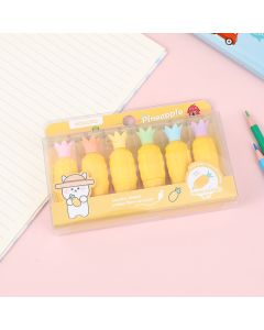 Pineapple Highlighter Set 6pcs