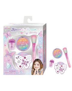 Hot Focus Tie Dye Butterfly Blush And Brush Beauty Kit